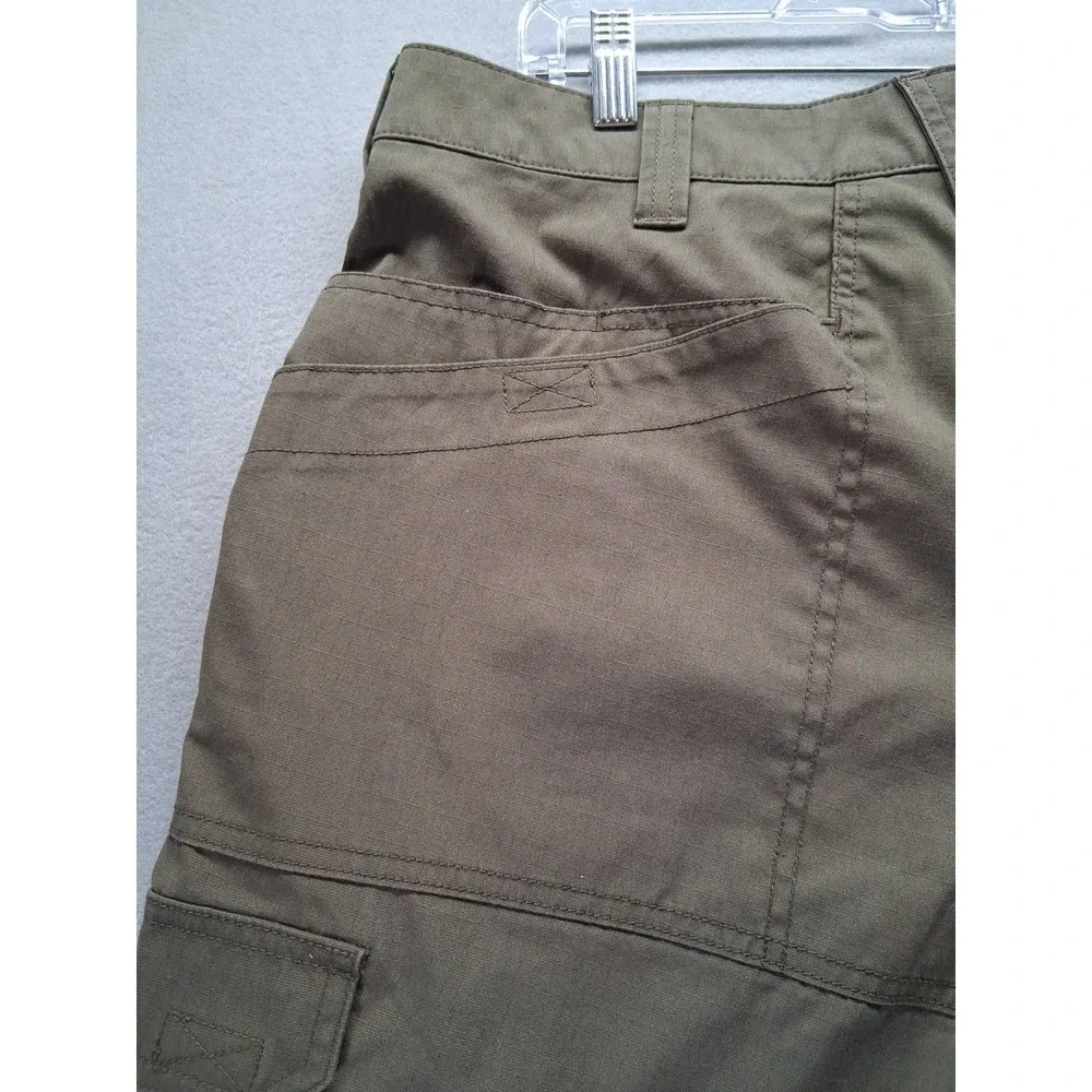 5.11 Tactical Pants Men's 36x34‎ Double Knee Cargo Elastic Waist Green - Picture 11 of 13